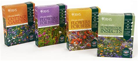 Flower Seed Packaging Design Mr Fothergills Rhs The Finishing Post