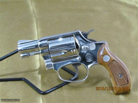 Smith And Wesson Model 36 Nickel Revolver