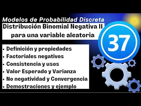 Demostraci N Distribuci N Binomial Negativa Modelos Discretos