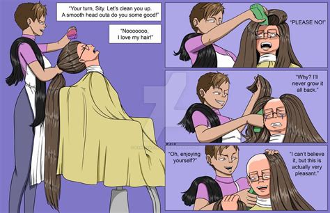 Two Burglars Hairy Mistakes Part 3 By Danielwartist On Deviantart Hair Cuts Forced Haircut