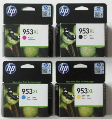 Hp 3hz52ae 953xl High Yield Ink Cartridges Blackcyanmagentayellow