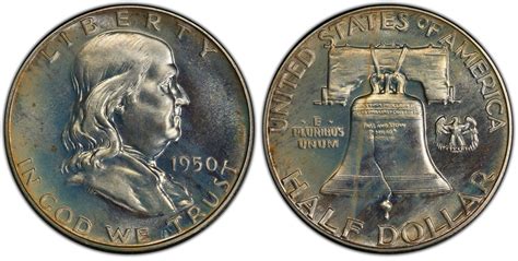 1950 50c Proof Franklin Half Dollar Pcgs Coinfacts