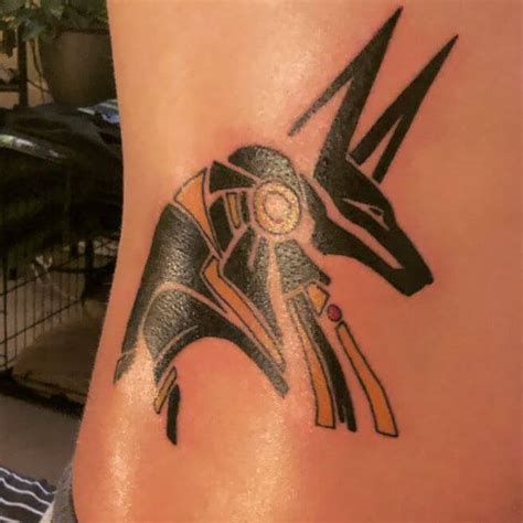 Egyptian God Anubis Tattoo Drawing