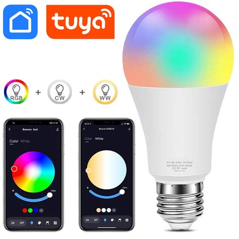 L Mpada Led Bluetooth Wifi Inteligente Smart App Tuya Bulbo E Rgb