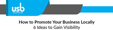 How To Promote Your Business Locally USBcompany Co Uk