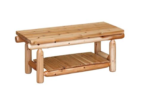 White Cedar Log Furniture For Log Cabin Décor