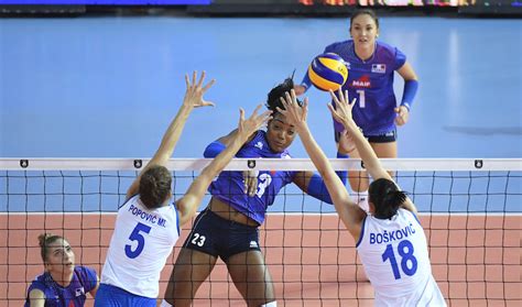 EuroVolley féminin 2019 la France tombe avec les honneurs SPORTMAG