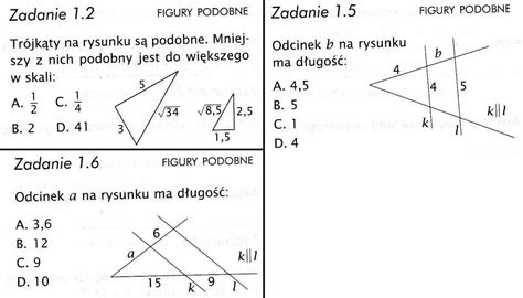 Figury podobne 3 zadania w załączniku proszę o obliczenia Brainly pl