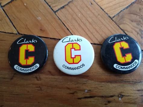 Vintage Metal Badge Clarks Commandos X3 £199 Picclick Uk