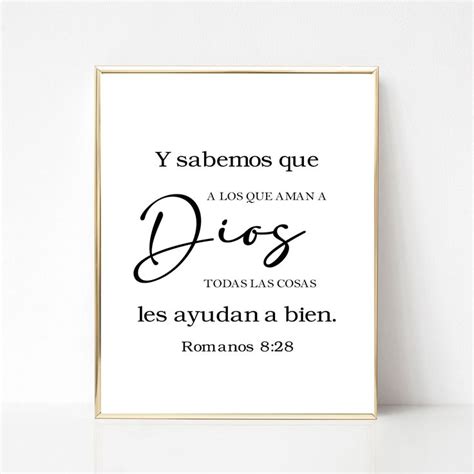 Spanish Bible Verse Romanos Spanish Romans Los Que Aman A