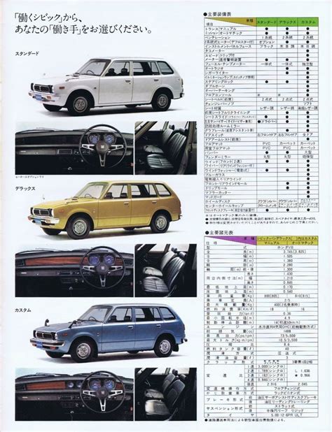 An Advertisement For The Japanese Car Market Shows Different Types Of