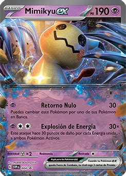 Mimikyu Ex Escarlata Y P Rpura Cartas Promo Base De Datos De Cartas