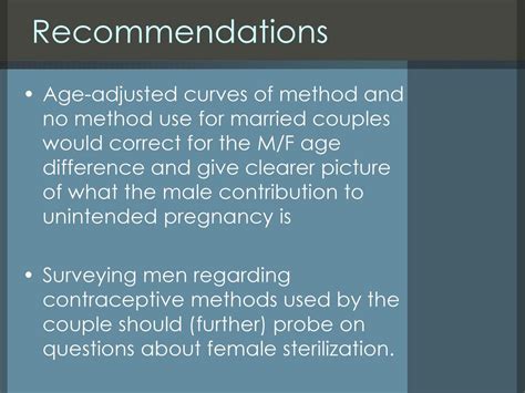 Marriage And The Male Contribution To Unintended Pregnancy Ppt Download