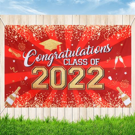 Buy Graduation Party Decorations 2022 Suppliesclass Of 2022 Banner