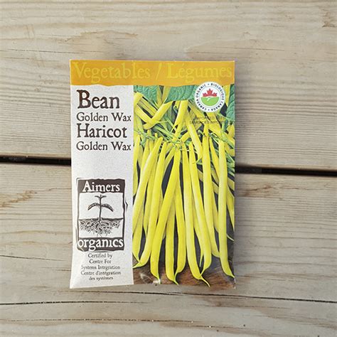 Organic Golden Wax Bush Beans