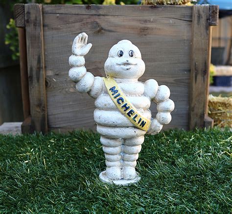 Cast Iron Michelin Man 825 Inch Coin Bank Bibendum Man Michelin Man