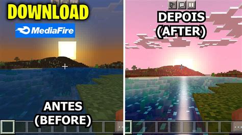 Nova SHADER ULTRA REALISTA Para Minecraft Pe 1 20 15 MUITO LEVE