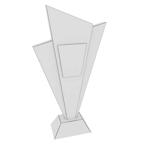 Trophy Award Cup Low Poly Pack 3d Modell 37 Unknown 3ds Fbx Max