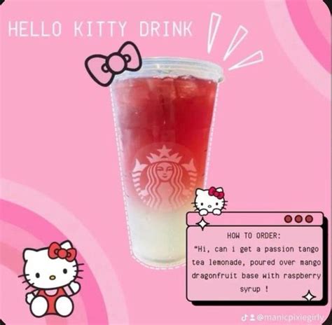 Hello Kitty Sanrio Starbucks Drinks 💖 Facebook En 2024