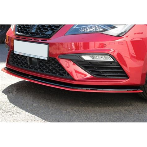 Lame Du Pare Chocs Avant V Seat Leon Mk Cupra Fr Facelift Maxton