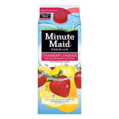 Minute Maid Premium Strawberry Lemonade 59 Fl Oz