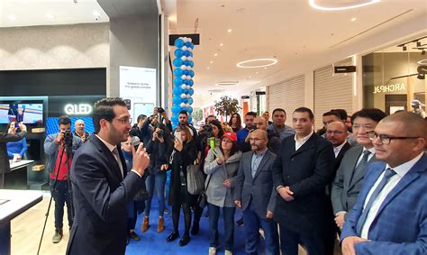 Samsung inaugure son neuvième brand shop au centre commercial Azur City