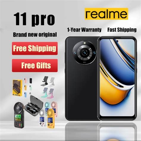 Free GiftsRealme 11 Pro Mobile Phone Original 6 7inch 5G Android