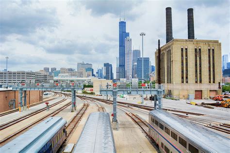 Chicago BNSF Railroad Yard Photograph by Kyle Hanson - Fine Art America