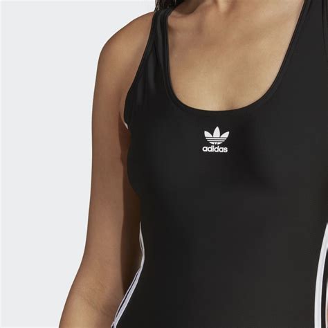 Adidas Adicolor 3 Stripes Swimsuit Black Adidas Uae