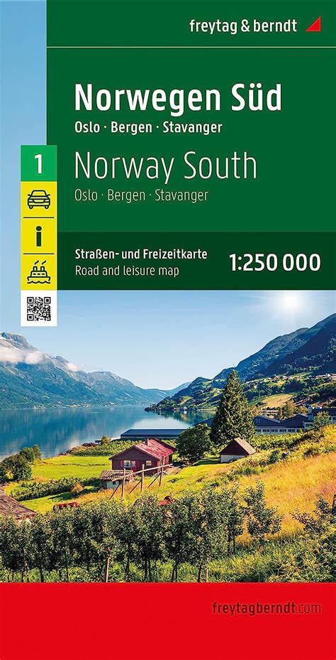 Norwegen S D Stra En Und Freizeitkarte Freytag Berndt