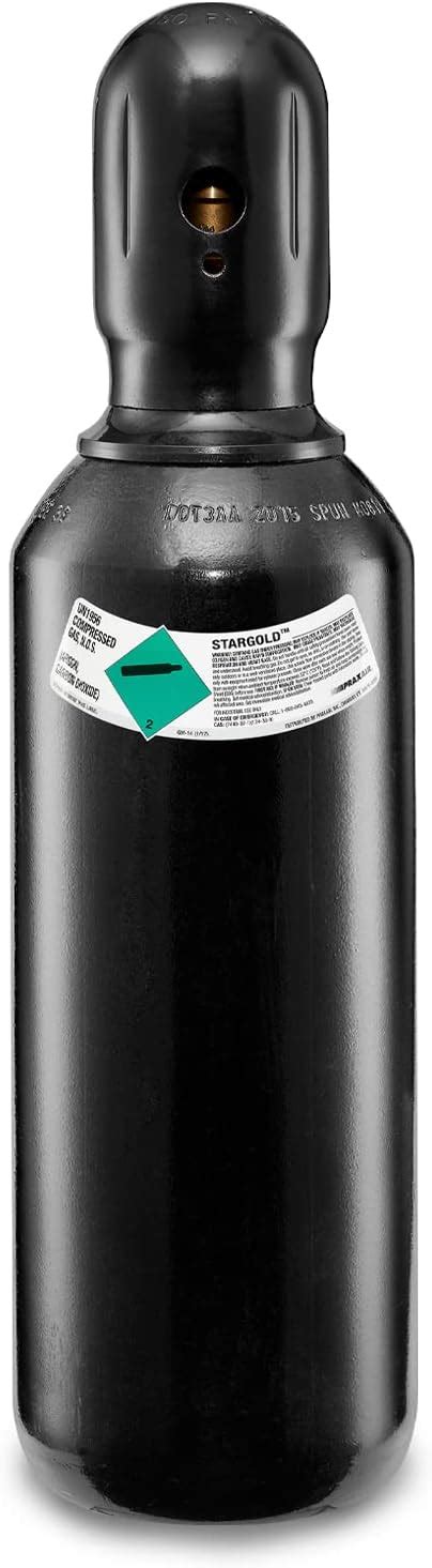 New Cu Ft Steel Inert Gas Cylinder With Cga Valve For Helium