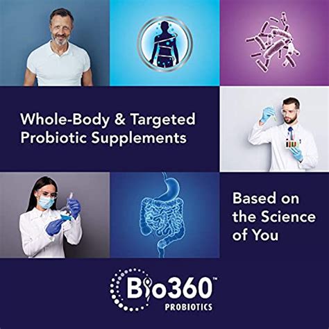 Bio360 Probiotic Daily Extra Formula Vegan Prebiotics And Probiotics For Women And Men 60