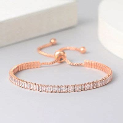 La Tienda 88 Pulsera Brazalete Bañado en Oro de 18k Rosa LA TIENDA