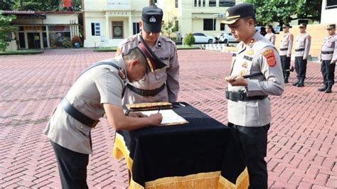 Kapolres Nagan Raya Sertijab Kasat Reskrim Dan Kasat Intelkam