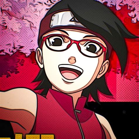 Sarada Uchiha Icon Sarada Uchiha Personagens De Anime Anime