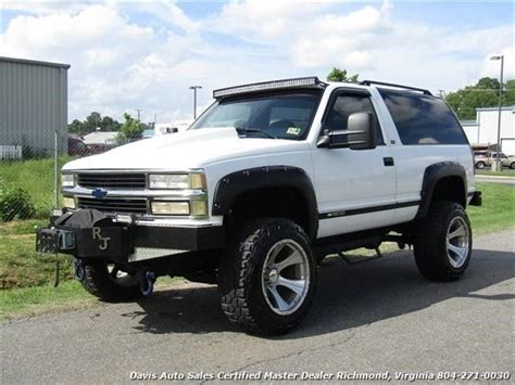 1994 Chevrolet Blazer Silverado Classic Lifted 4x4 S 136776 Miles White