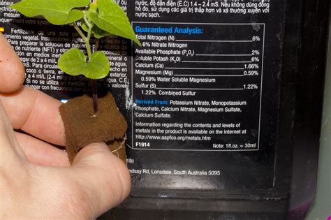 Understanding Hydroponics Fertilizers Labels Grozinegrozine