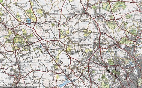 Historic Ordnance Survey Map Of Mill Hill 1920