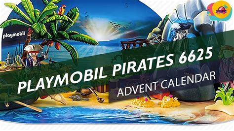 Playmobil 6625 Mysterious Pirate Treasure Island Advent Calendar Calendario Dell Avvento Youtube