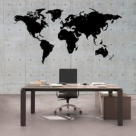 Amazon Dekadron Metal Wall Art Metal World Map Continents Metal