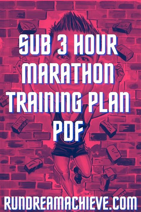 Sub Hour Marathon Training Plan Pdf Rundreamachieve Marathon