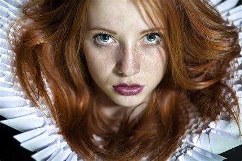 Striking Portraits Of Gorgeously Freckled Redheads By Maja Topcagic