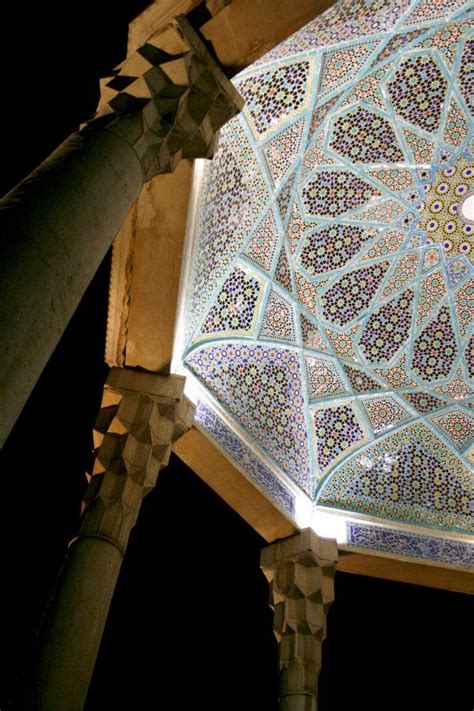 The Tessellated And Elaborately Detailed Ceilings Of Iranian Mosques