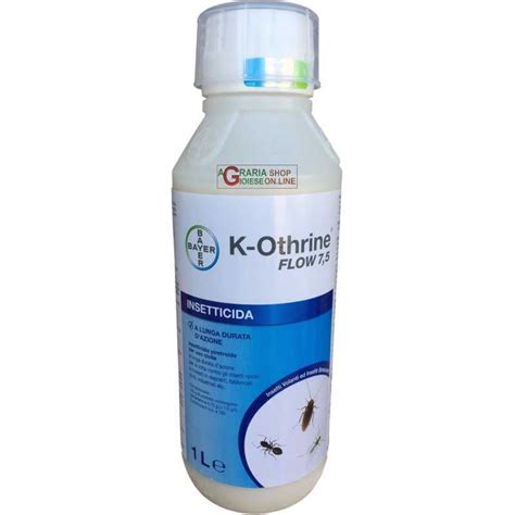 BAYER INSECTICIDE K OTHRINE FLOW 7 5 BASED ON DELTAMETHRIN LT 1