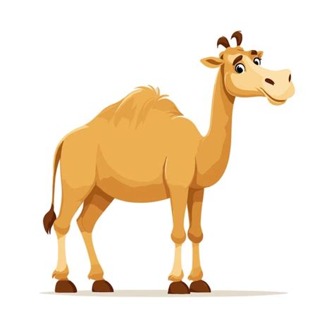 Premium Vector Camel Character Vector On White Background