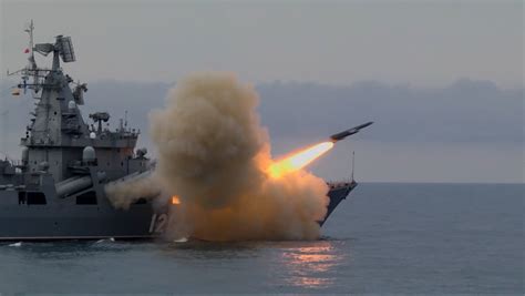 The Russian Navy Fires The Vulkan Anti Ship Missile For The First Time