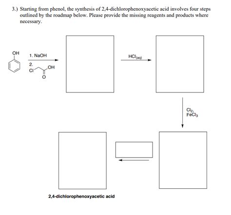 Solved 3.) Starting from phenol, the synthesis of | Chegg.com