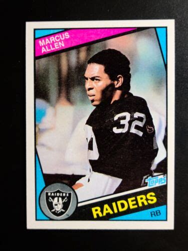 1984 Topps Set Break 98 Marcus Allen NM MINT EBay