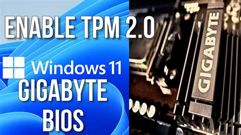 How To Enable Tpm In Gigabyte Bios Enable Tpm In Gigabyte