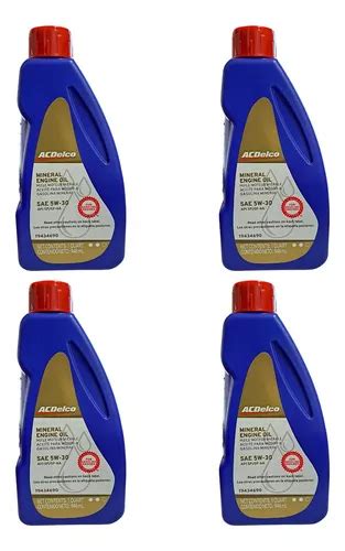 Aceite Acdelco Mineral Multigrado 5w30 946ml 4 Piezas